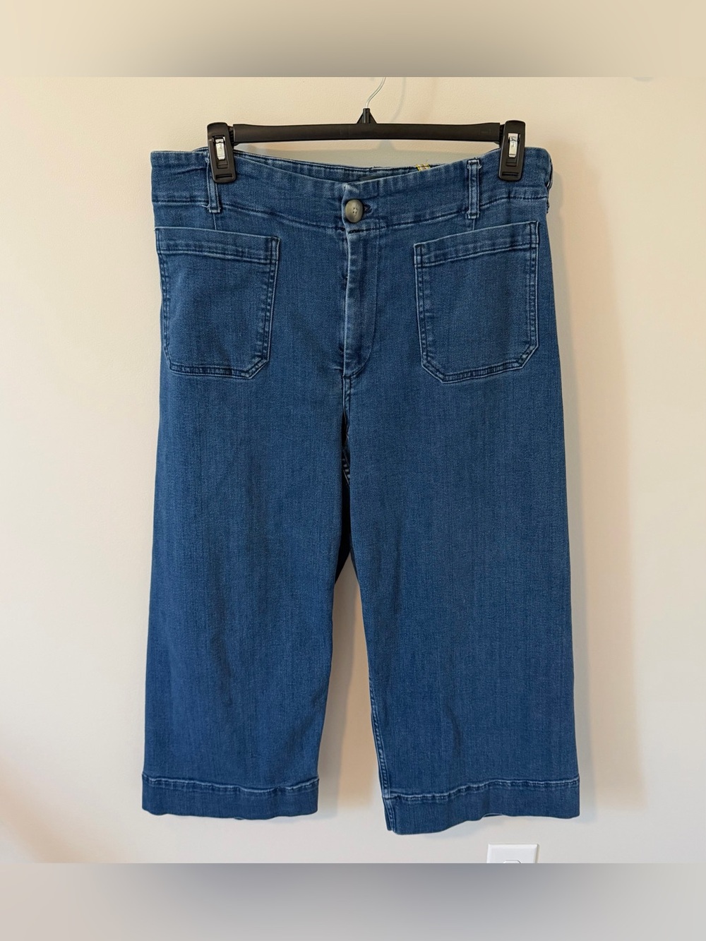 Anthropologie Maeve Colette Wide Leg Crop Jeans Size 20W